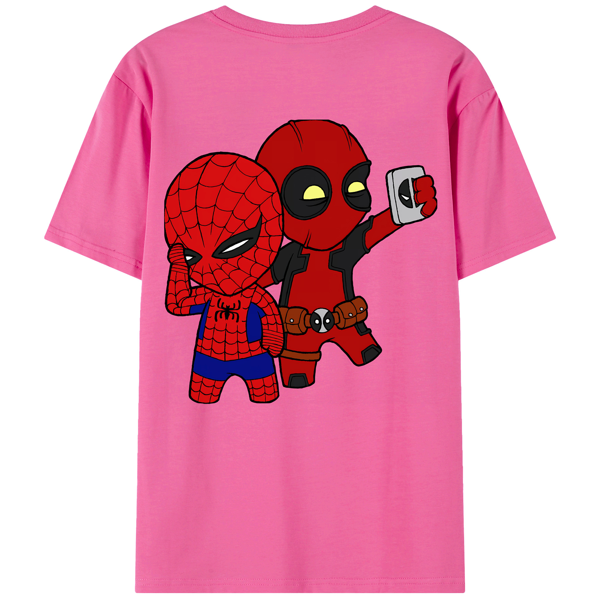 （画像用） Deadpool デッドプール レディース半袖Tシャツ(バックプリント)